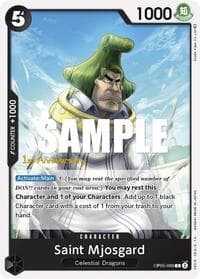 Saint Mjosgard - Awakening of the New Era: 1st Anniversary Tournament Cards - One Piece Card Game card
