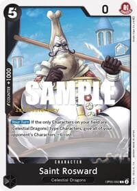 Saint Rosward - Awakening of the New Era: 1st Anniversary Tournament Cards - One Piece Card Game card