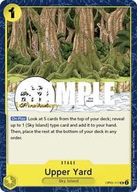 Upper Yard - Awakening of the New Era: 1st Anniversary Tournament Cards - One Piece Card Game card