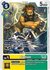 Liamon - Animal Colosseum - Digimon Card Game card