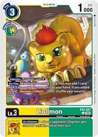 Liollmon - Animal Colosseum - Digimon Card Game card