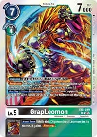 GrapLeomon - Animal Colosseum - Digimon Card Game card