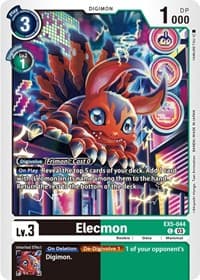 Elecmon - Animal Colosseum - Digimon Card Game card