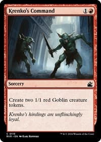 Krenko's Command - Ravnica Remastered - Magic: The Gathering card