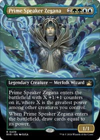 Prime Speaker Zegana (Anime Borderless) - Ravnica Remastered - Magic: The Gathering card