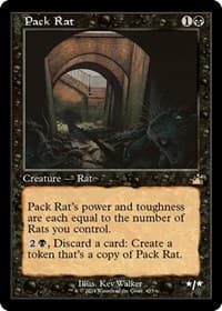 Pack Rat (Retro Frame) - Ravnica Remastered - Magic: The Gathering card
