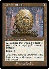 Pariah's Shield (Retro Frame) - Ravnica Remastered - Magic: The Gathering card