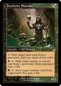 Deathrite Shaman (Retro Frame) - Ravnica Remastered - Magic: The Gathering card