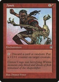 Amok - Stronghold - Magic: The Gathering card