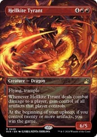 Hellkite Tyrant (Anime Borderless) - Ravnica Remastered - Magic: The Gathering card