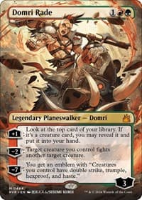 Domri Rade (Anime Borderless) - Ravnica Remastered - Magic: The Gathering card