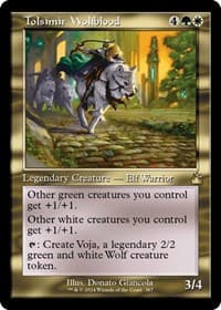 Tolsimir Wolfblood (Retro Frame) - Ravnica Remastered - Magic: The Gathering card