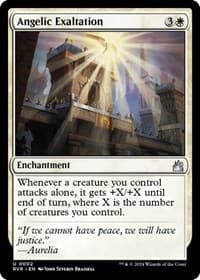 Angelic Exaltation - Ravnica Remastered - Magic: The Gathering card