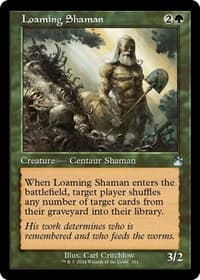 Loaming Shaman (Retro Frame) - Ravnica Remastered - Magic: The Gathering card