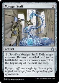 Voyager Staff - Ravnica Remastered - Magic: The Gathering card