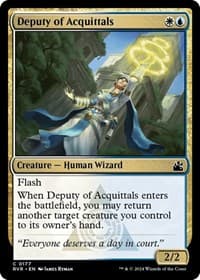 Deputy of Acquittals - Ravnica Remastered - Magic: The Gathering card