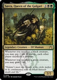 Savra, Queen of the Golgari - Ravnica Remastered - Magic: The Gathering card