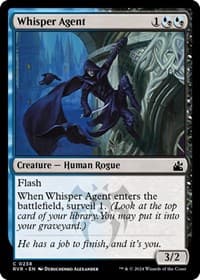 Whisper Agent - Ravnica Remastered - Magic: The Gathering card