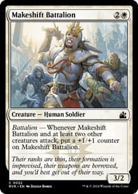 Makeshift Battalion - Ravnica Remastered - Magic: The Gathering card