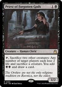 Priest of Forgotten Gods - Ravnica Remastered - Magic: The Gathering card