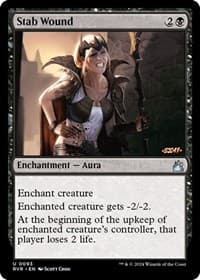 Stab Wound - Ravnica Remastered - Magic: The Gathering card