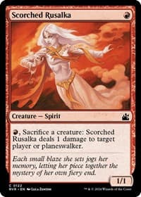 Scorched Rusalka - Ravnica Remastered - Magic: The Gathering card