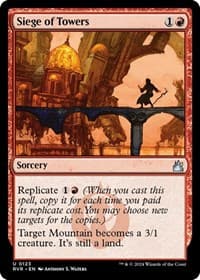 Siege of Towers - Ravnica Remastered - Magic: The Gathering card
