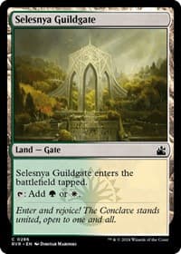 Selesnya Guildgate - Ravnica Remastered - Magic: The Gathering card