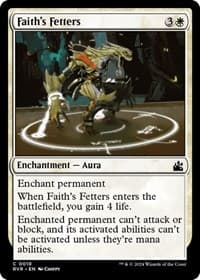 Faith's Fetters - Ravnica Remastered - Magic: The Gathering card