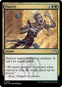 Putrefy - Ravnica Remastered - Magic: The Gathering card
