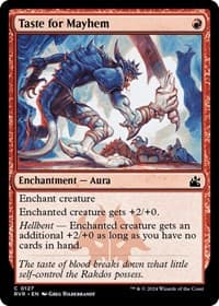 Taste for Mayhem - Ravnica Remastered - Magic: The Gathering card