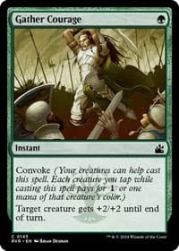 Gather Courage - Ravnica Remastered - Magic: The Gathering card