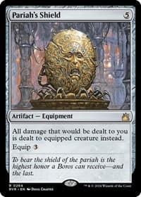 Pariah's Shield - Ravnica Remastered - Magic: The Gathering card