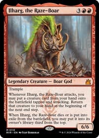 Ilharg, the Raze-Boar - Ravnica Remastered - Magic: The Gathering card