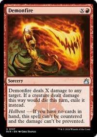 Demonfire - Ravnica Remastered - Magic: The Gathering card