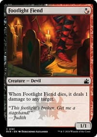 Footlight Fiend - Ravnica Remastered - Magic: The Gathering card