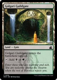 Golgari Guildgate - Ravnica Remastered - Magic: The Gathering card
