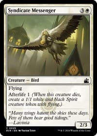 Syndicate Messenger - Ravnica Remastered - Magic: The Gathering card