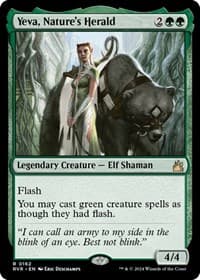 Yeva, Nature's Herald - Ravnica Remastered - Magic: The Gathering card