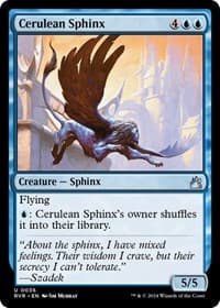 Cerulean Sphinx - Ravnica Remastered - Magic: The Gathering card