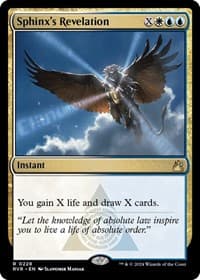 Sphinx's Revelation - Ravnica Remastered - Magic: The Gathering card