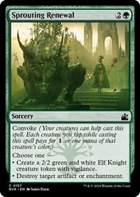 Sprouting Renewal - Ravnica Remastered - Magic: The Gathering card