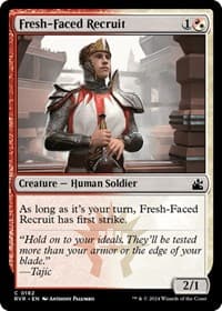 Fresh-Faced Recruit - Ravnica Remastered - Magic: The Gathering card