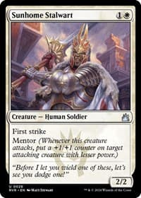 Sunhome Stalwart - Ravnica Remastered - Magic: The Gathering card