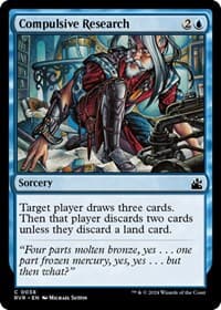 Compulsive Research - Ravnica Remastered - Magic: The Gathering card