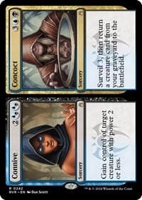 Connive // Concoct - Ravnica Remastered - Magic: The Gathering card