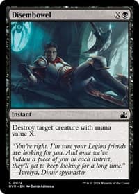 Disembowel - Ravnica Remastered - Magic: The Gathering card