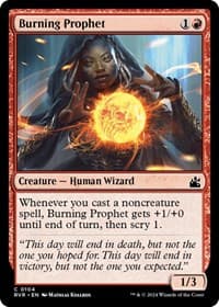 Burning Prophet - Ravnica Remastered - Magic: The Gathering card