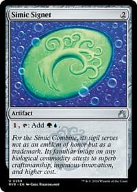 Simic Signet - Ravnica Remastered - Magic: The Gathering card