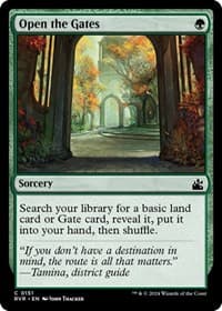 Open the Gates - Ravnica Remastered - Magic: The Gathering card